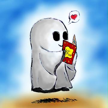 the bookworm ghost