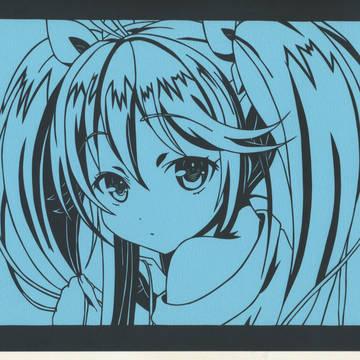 【切り絵】　藤和エリオ　２　【電波女と青春男】
