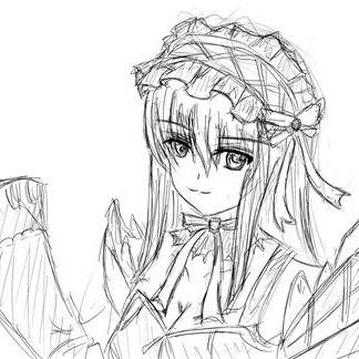 【MHF】ラフ画。お絵描きキノス