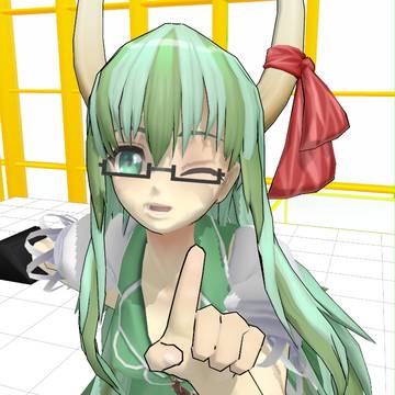 【MMD】教えて慧音の1・2・3☆