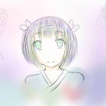 紫陽花 (お花の擬人化part 1)