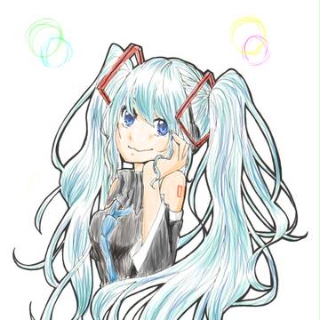 【塗らせていただきました】ミク