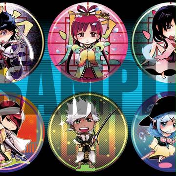 千夜一夜発行缶バッジサンプル絵