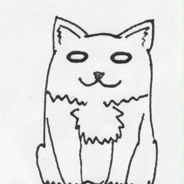 30秒で描いたリク君（キノの旅）