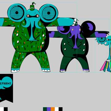 KINETIC SAFARI キャラクターボード01