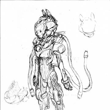 ネコ型アーマー