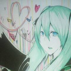 初描き初音ミク