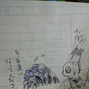 落書き(風の谷のお友達)