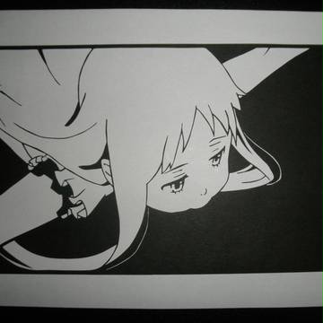 切り絵でめんま