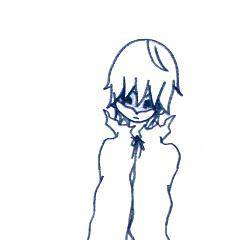 仮面つけてる感じのを描きたかったんだが…
