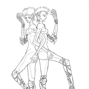 two girl