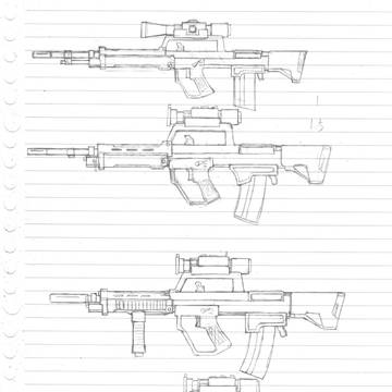 ブルパップ式自動小銃