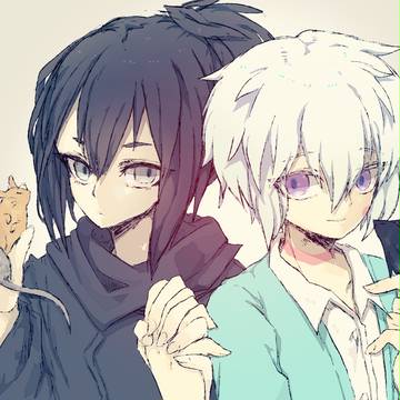 ネズミと紫苑