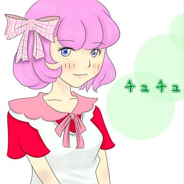 チェックのリボンのチュチュ