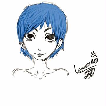 Blue-haired guy