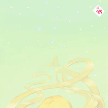 荷叶中的少女