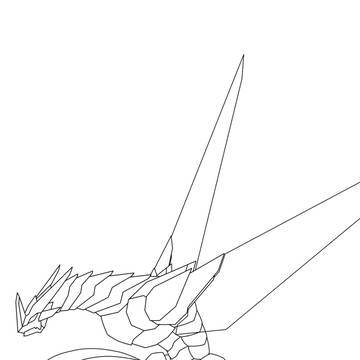 塗り絵二枚