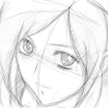 アニメ絵練習