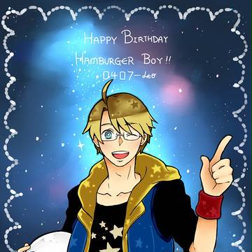 HAPPY BIRTHDAY HAMBURGER BOY！！