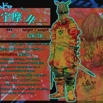 【ぴくヘドロ】　宇摩井　【登場人物】