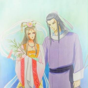 呂布と貂蝉で七夕