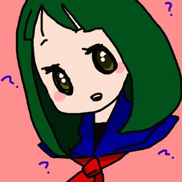 緑髪