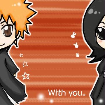 【With you.】