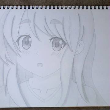 けいおんの琴吹紬を描いてみた