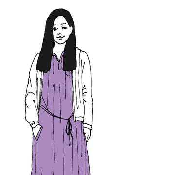希薄 ゆる 女性 ファッション 黒髪