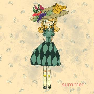 夏のおじょうさん