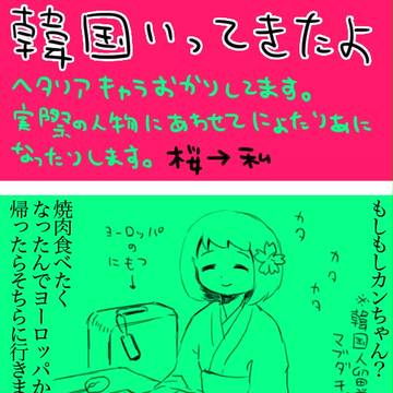 【ヘタリア】韓国行ってきたよ【実録】