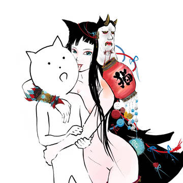 猫姫様　背景無し