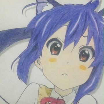 けいおん！　中野梓　模写