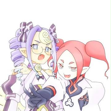 ツインテールデココンビ
