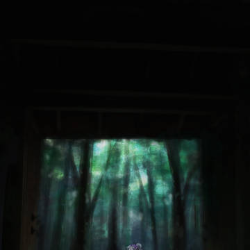 透く紫の、