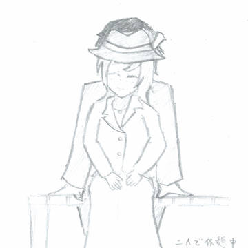 二人で休憩