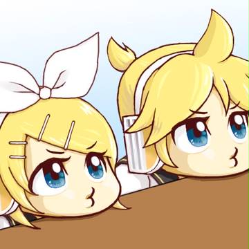 むくれ鏡音