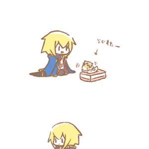 巣作り。