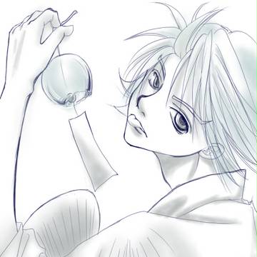 【初描きらくがき】折紙先輩【記憶スケッチ状態すみません】