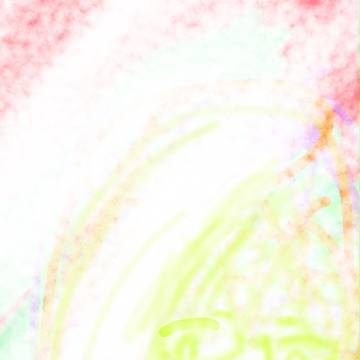 眼鏡の女の子 ラフ