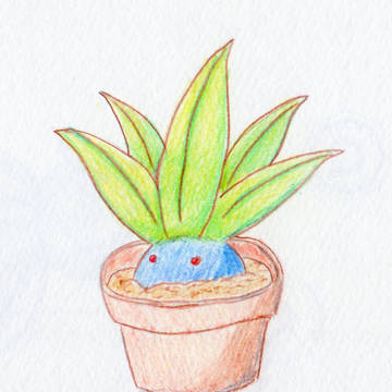 ナゾノクサ in 植木鉢 by色エンピツ