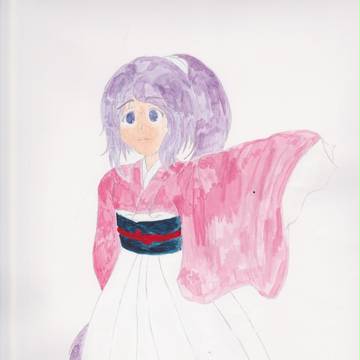 京都総合文化祭のキャラ「きょうちゃん」を女体化してみた