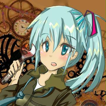 clock lock works イメージ画「機械工ミク」