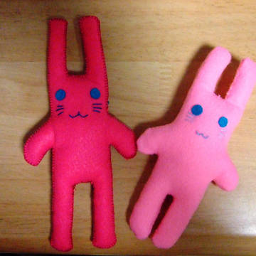 バニーちゃん作ってみました～