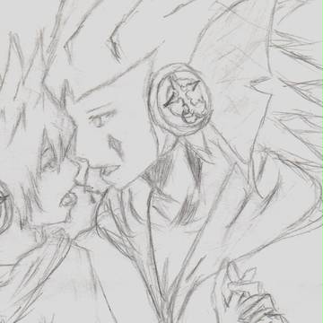 アクセルとロクサスがmagnetなトレス絵
