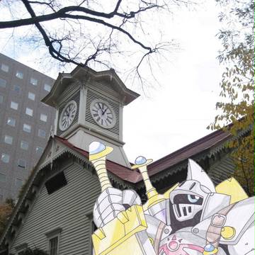 ナイトモン in 札幌時計台