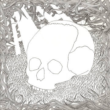 髑髏　線画