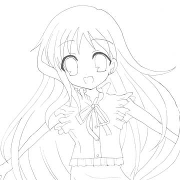 めんま線画