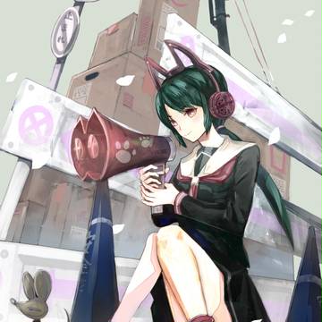 ヘッドフォン子