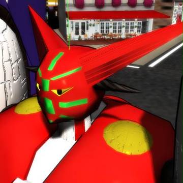 真ゲッターにMMDのシンプルメカシェーダ入れて違いを確認してみた